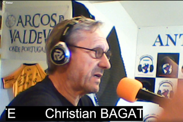 Samedi 20 juin 2020 à 10 H, Fabrice MORETTI interview radio de Christian Bagate